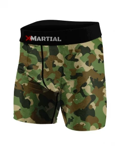 XMARTIAL MMA Shorts Camo BJJ/MMA Compression Shorts