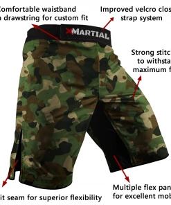 XMARTIAL Camo BJJ & MMA Shorts 9 XMARTIAL Camo BJJ & MMA Shorts