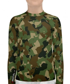 XMARTIAL Rash Guards Camo Print Kids Rash Guard