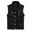 XMARTIAL Punk Style Denim Vest New Arrival