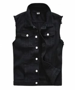 XMARTIAL Punk Style Denim Vest New Arrival