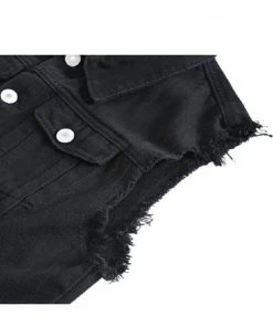 XMARTIAL Punk Style Denim Vest New Arrival