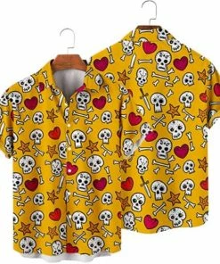 XMARTIAL Spooky Bones Casual Shirt Streetwear & Athletics 11 XMARTIAL Spooky Bones Casual Shirt Streetwear & Athletics