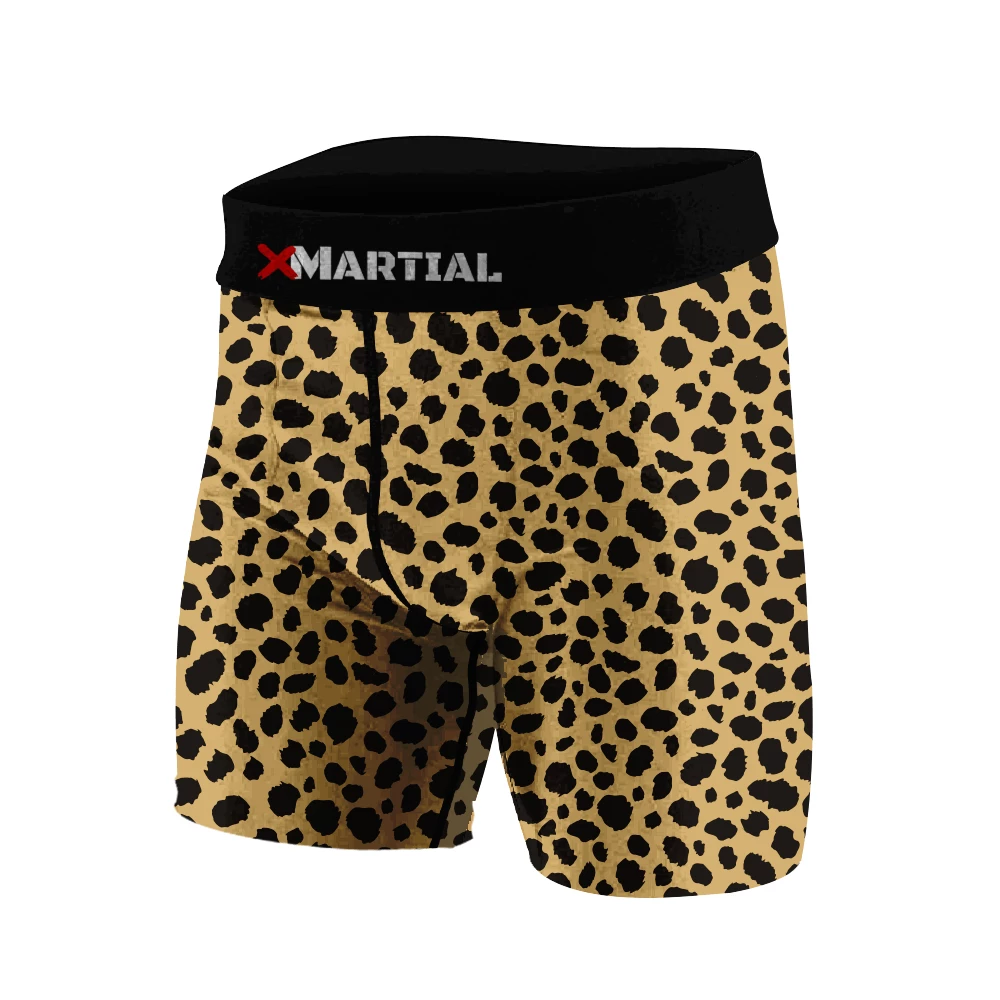 XMARTIAL MMA Shorts Cheetah BJJ/MMA Compression Shorts 4 XMARTIAL MMA Shorts Cheetah BJJ/MMA Compression Shorts