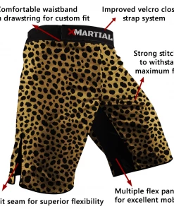 XMARTIAL Cheetah BJJ/MMA Shorts 9 XMARTIAL Cheetah BJJ/MMA Shorts