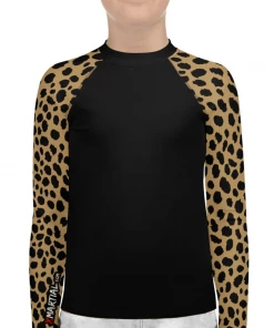 XMARTIAL Rash Guards Cheetah Kids Rash Guard