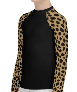 XMARTIAL Rash Guards Cheetah Kids Rash Guard