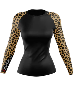 XMARTIAL Rash Guards Cheetah Women’s Rash Guard