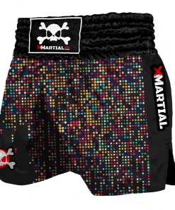 XMARTIAL Colorful Matrix Muay Thai Shorts MMA Shorts