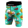 XMARTIAL Comic Power BJJ/MMA Compression Shorts MMA Shorts 2 XMARTIAL Comic Power BJJ/MMA Compression Shorts MMA Shorts