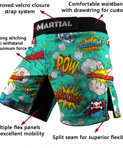XMARTIAL Comic Power Hybrid BJJ/MMA Shorts