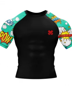 XMARTIAL Comic Power Rash Guard Rash Guards