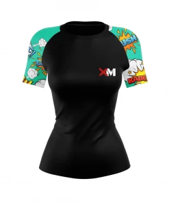 XMARTIAL Rash Guards Comic Power Women's Rash Guard