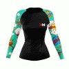 XMARTIAL Rash Guards Comic Power Women's Rash Guard 2 XMARTIAL Rash Guards Comic Power Women's Rash Guard