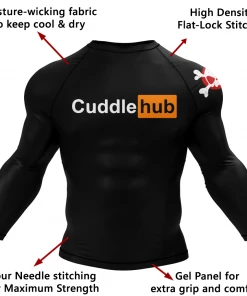 XMARTIAL Rash Guards CuddleHub BJJ Rash Guard