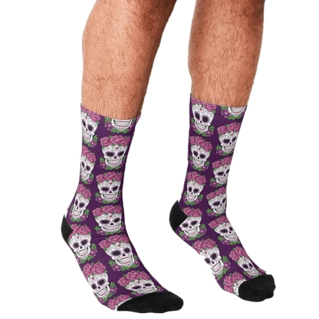 XMARTIAL Day Of The Dead Crew Socks New Arrival 6 XMARTIAL Day Of The Dead Crew Socks New Arrival