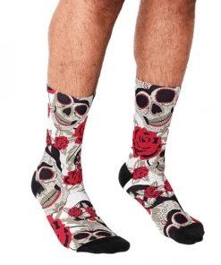 XMARTIAL Day Of The Dead Crew Socks New Arrival 19 XMARTIAL Day Of The Dead Crew Socks New Arrival