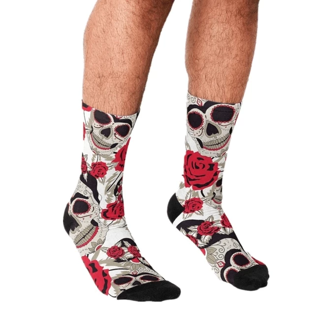 XMARTIAL Day Of The Dead Crew Socks New Arrival 10 XMARTIAL Day Of The Dead Crew Socks New Arrival