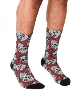 XMARTIAL Day Of The Dead Crew Socks New Arrival 20 XMARTIAL Day Of The Dead Crew Socks New Arrival