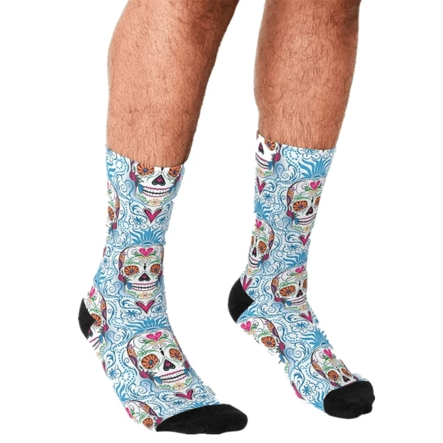 XMARTIAL Day Of The Dead Crew Socks New Arrival 5 XMARTIAL Day Of The Dead Crew Socks New Arrival