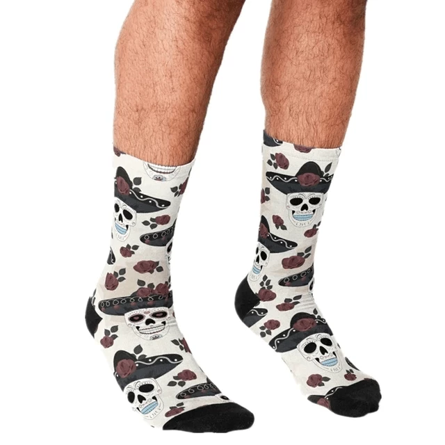 XMARTIAL Day Of The Dead Crew Socks New Arrival 8 XMARTIAL Day Of The Dead Crew Socks New Arrival