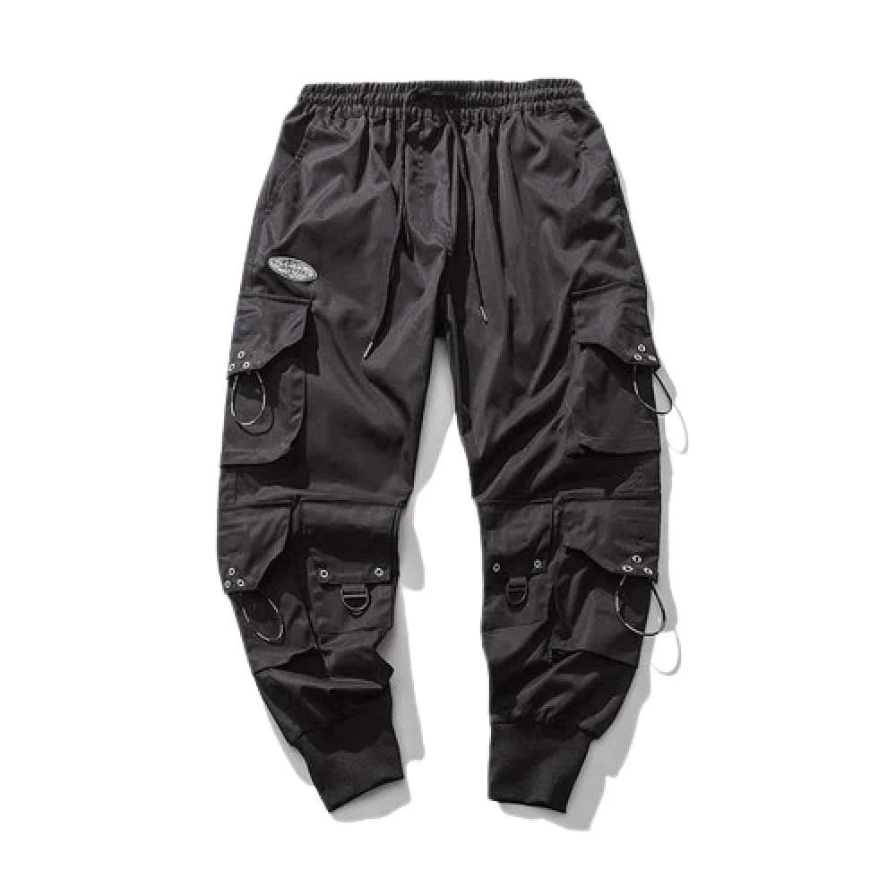 XMARTIAL Dirty Black Cargo Joggers 3 XMARTIAL Dirty Black Cargo Joggers