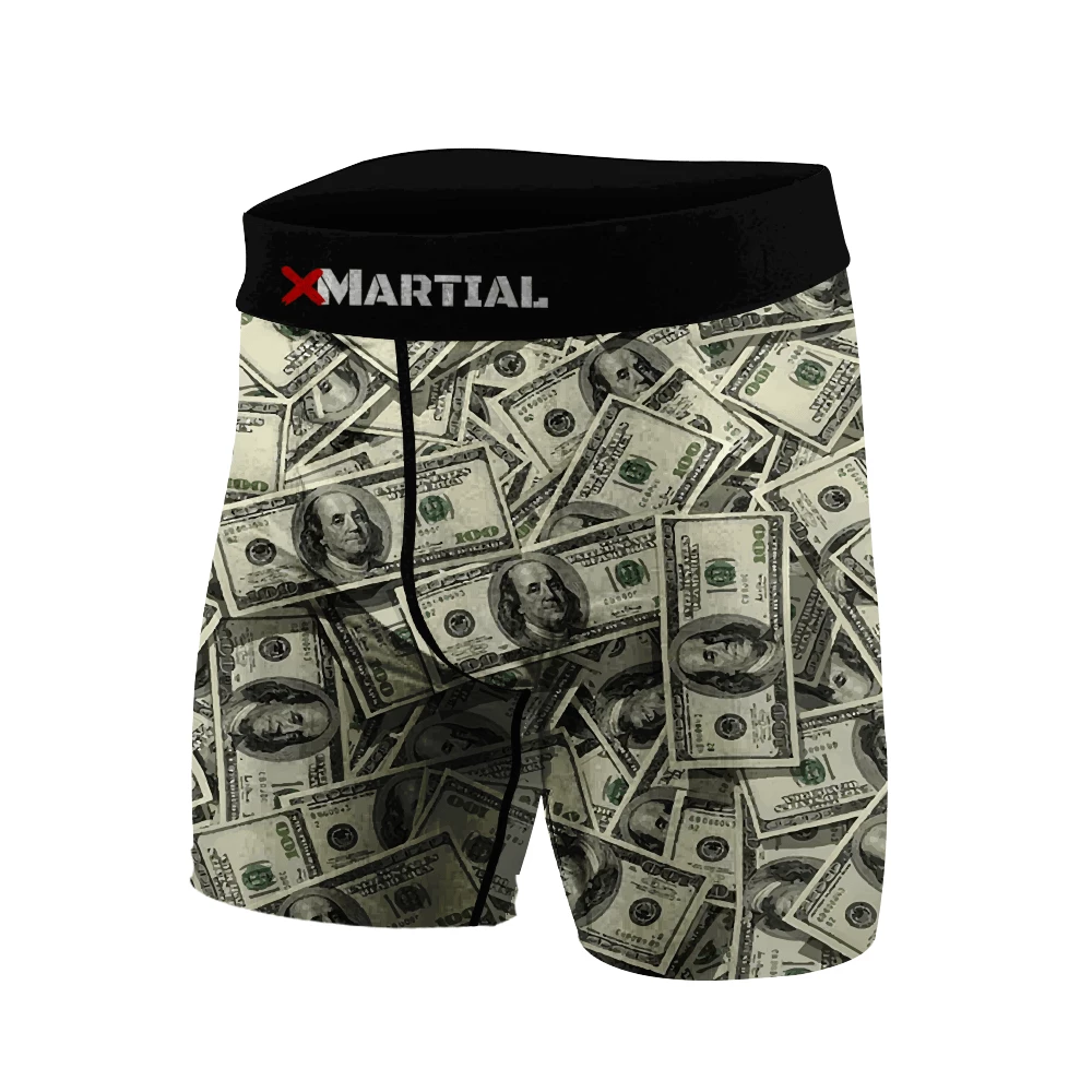XMARTIAL MMA Shorts Dollar Bills BJJ/MMA Compression Shorts 4 XMARTIAL MMA Shorts Dollar Bills BJJ/MMA Compression Shorts