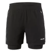 XMARTIAL Black Dry Fit Running Shorts