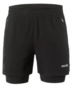 XMARTIAL Black Dry Fit Running Shorts