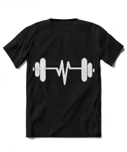 XMARTIAL Dumbbell Heartbeat T-Shirt Streetwear & Athletics