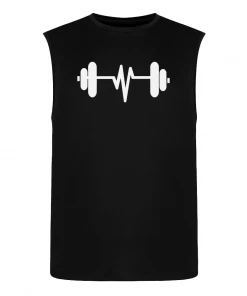 XMARTIAL Dumbbell Heartbeat Tank Top