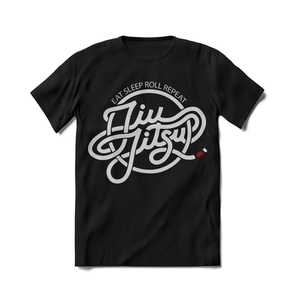 XMARTIAL Eat Sleep Roll BJJ T-Shirt 3 XMARTIAL Eat Sleep Roll BJJ T-Shirt