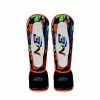 XMARTIAL Black Fighter Kids Muay Thai Shin Guards