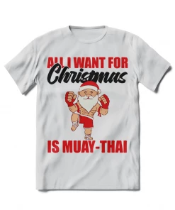 XMARTIAL Streetwear & Athletics Fighter Santa Muay Thai T-Shirt