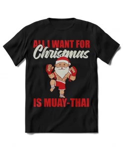 XMARTIAL Streetwear & Athletics Fighter Santa Muay Thai T-Shirt