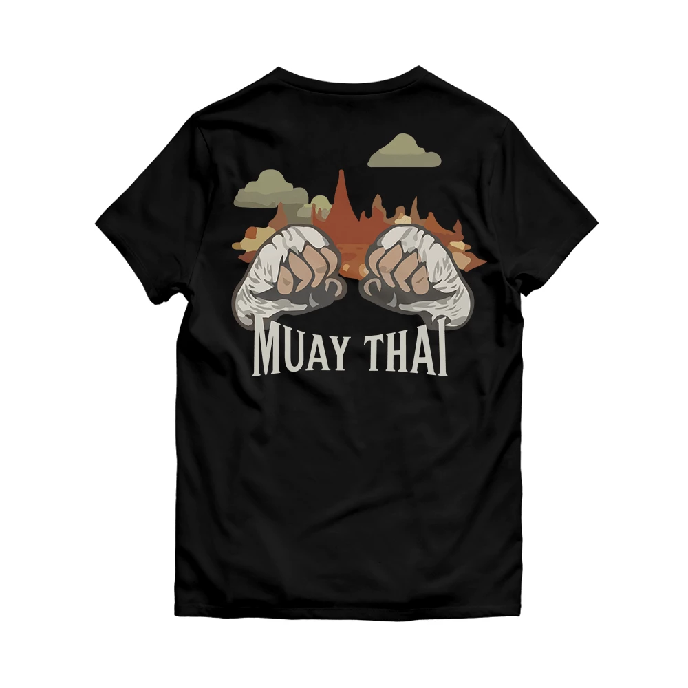 XMARTIAL Fire Cloud Muay Thai T-Shirt 4 XMARTIAL Fire Cloud Muay Thai T-Shirt