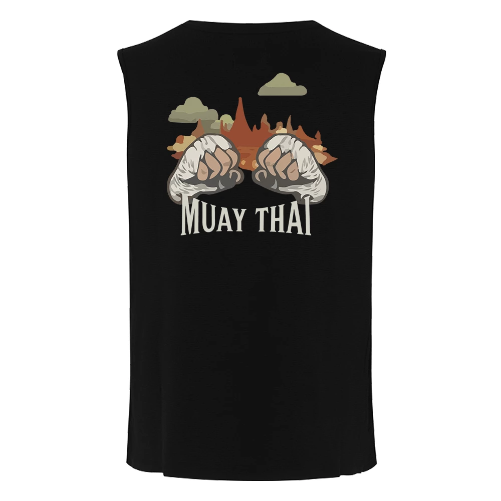 XMARTIAL Fire Cloud Muay Thai Tank Top 4 XMARTIAL Fire Cloud Muay Thai Tank Top