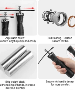 XMARTIAL Training Equipment Fitness And Speed Jump Rope