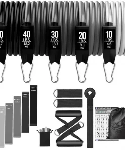 XMARTIAL Training Equipment Fitness Resistance Bands Set Of 5