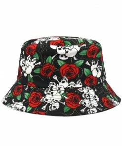 XMARTIAL Floral Bucket Hat