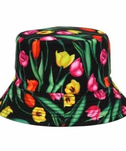 XMARTIAL Floral Bucket Hat