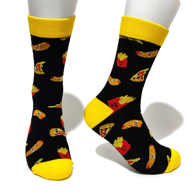 XMARTIAL Streetwear & Athletics Funny Snack Crew Socks 6 XMARTIAL Streetwear & Athletics Funny Snack Crew Socks