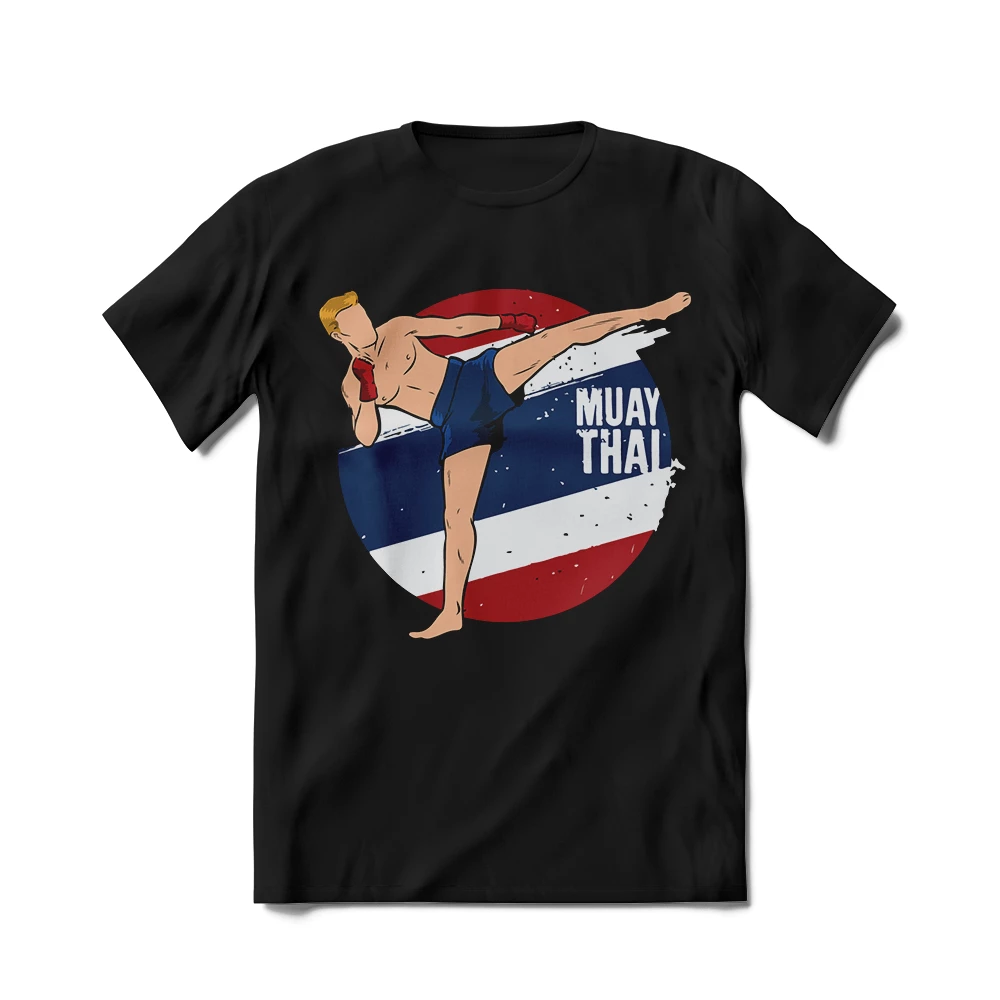 XMARTIAL Front Kick Muay Thai T-Shirt Streetwear & Athletics 3 XMARTIAL Front Kick Muay Thai T-Shirt Streetwear & Athletics