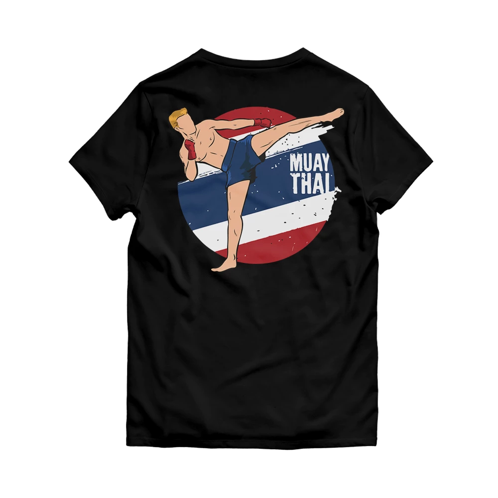 XMARTIAL Front Kick Muay Thai T-Shirt Streetwear & Athletics 4 XMARTIAL Front Kick Muay Thai T-Shirt Streetwear & Athletics