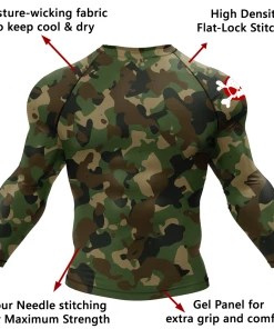 XMARTIAL Full Camo Rash Guard Rash Guards