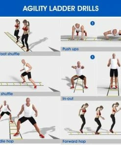 XMARTIAL Training Equipment Fundamental Agility Ladders