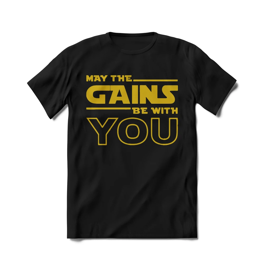 XMARTIAL Streetwear & Athletics Gains Be With You T-Shirt 4 XMARTIAL Streetwear & Athletics Gains Be With You T-Shirt