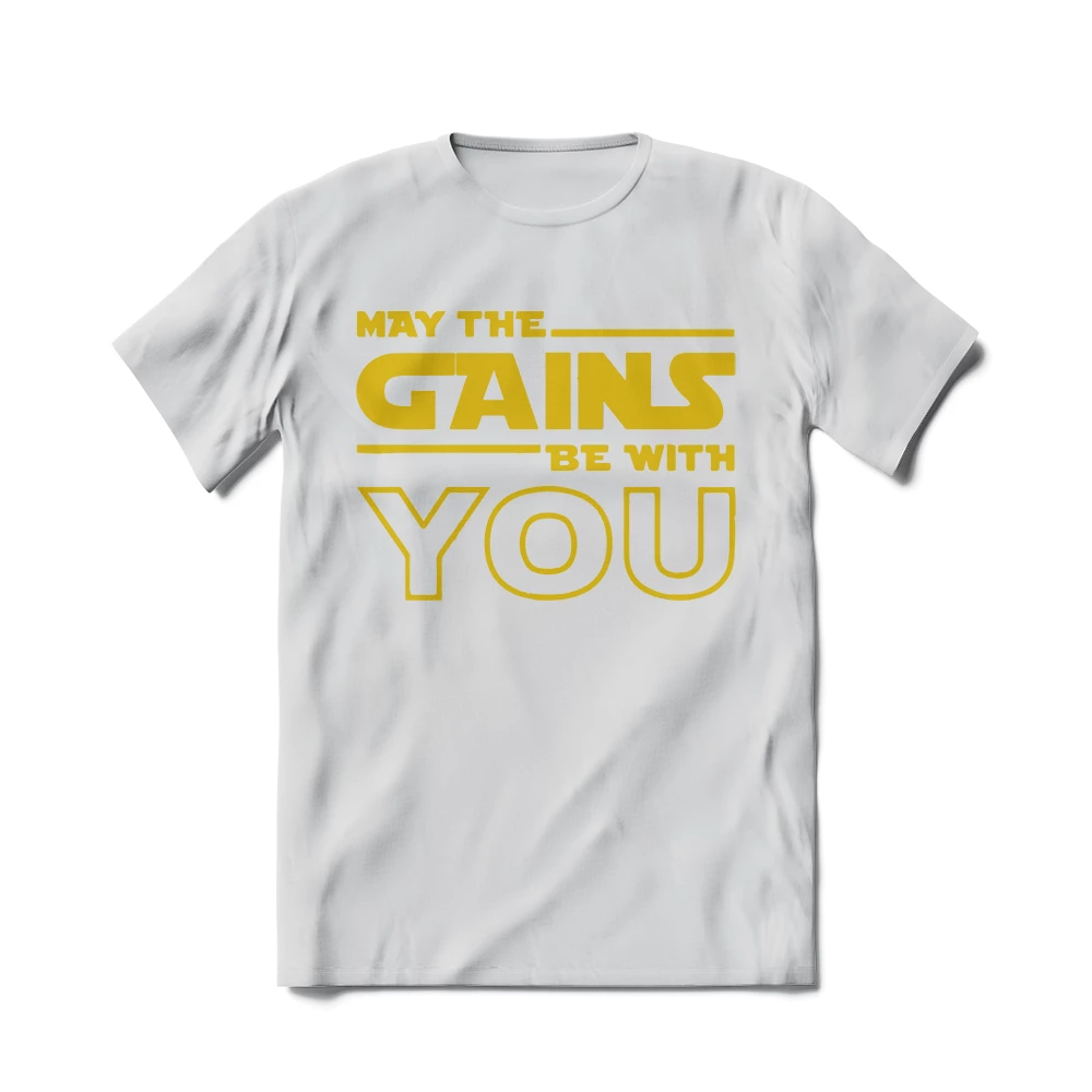 XMARTIAL Streetwear & Athletics Gains Be With You T-Shirt 3 XMARTIAL Streetwear & Athletics Gains Be With You T-Shirt