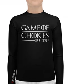 XMARTIAL Game Of Chokes Kids BJJ Rash Guard Rash Guards