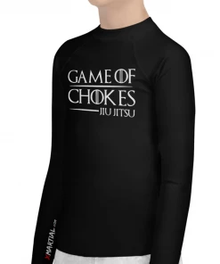 XMARTIAL Game Of Chokes Kids BJJ Rash Guard Rash Guards